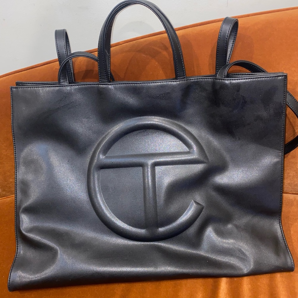 Telfar Large Shopping Bag - Black